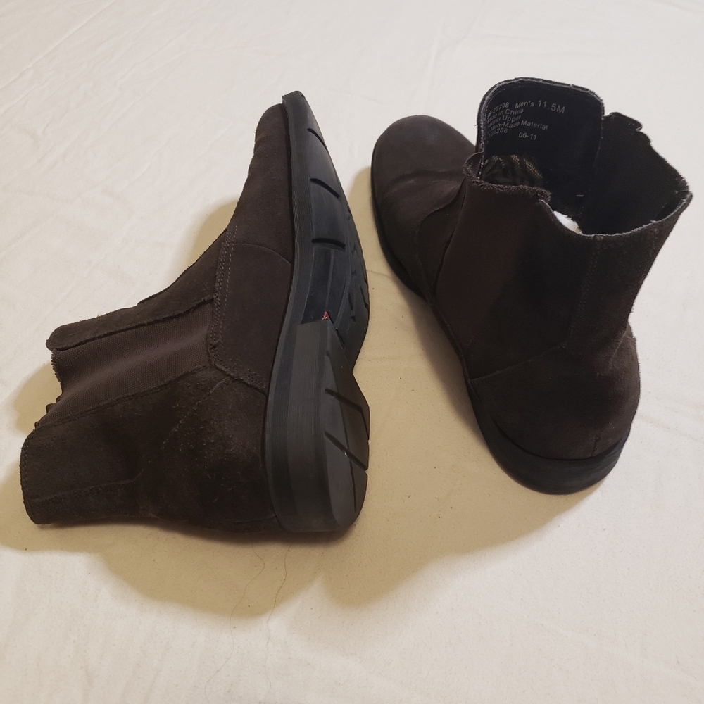 Chap's Men Ankle Boots Dark Brown Size 11.5